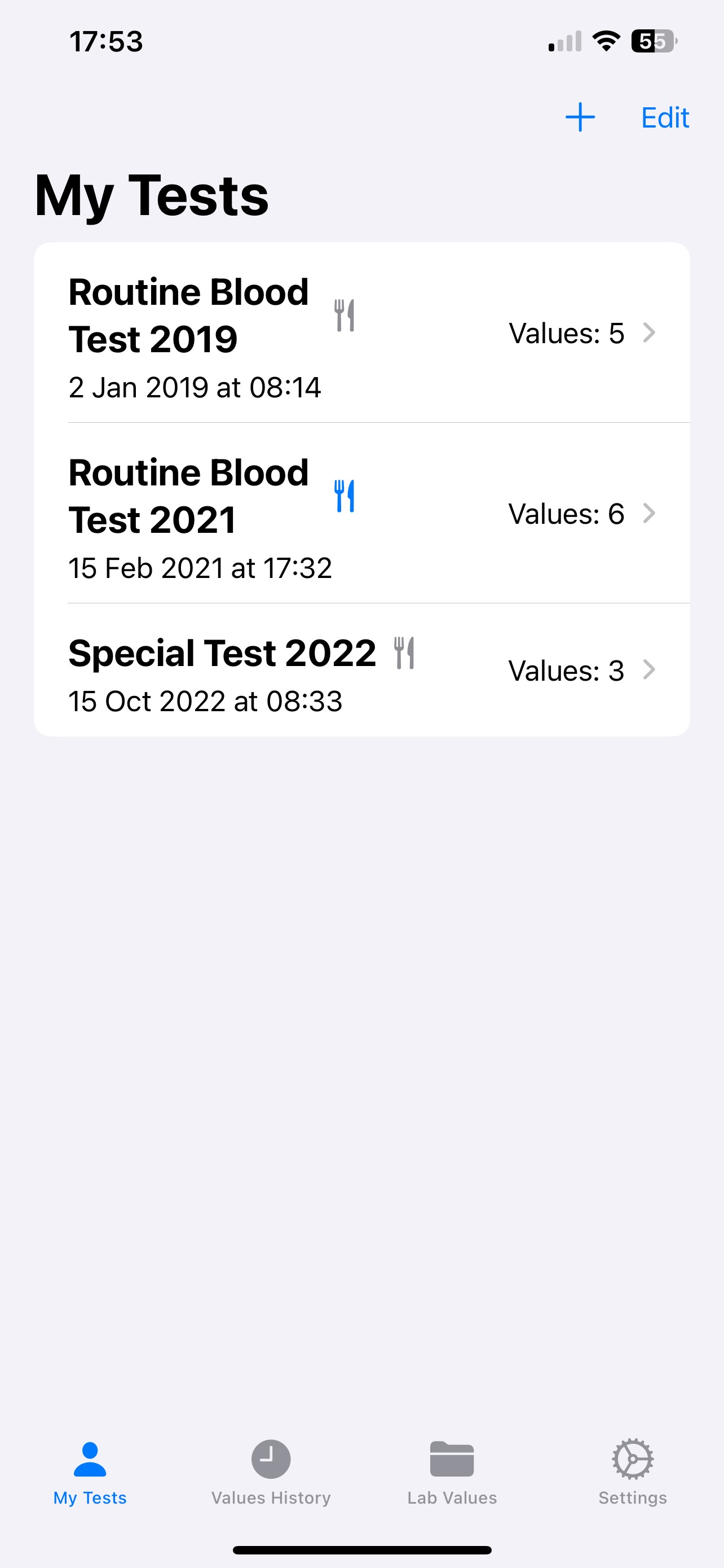 Lab Tracker Screenshot 1