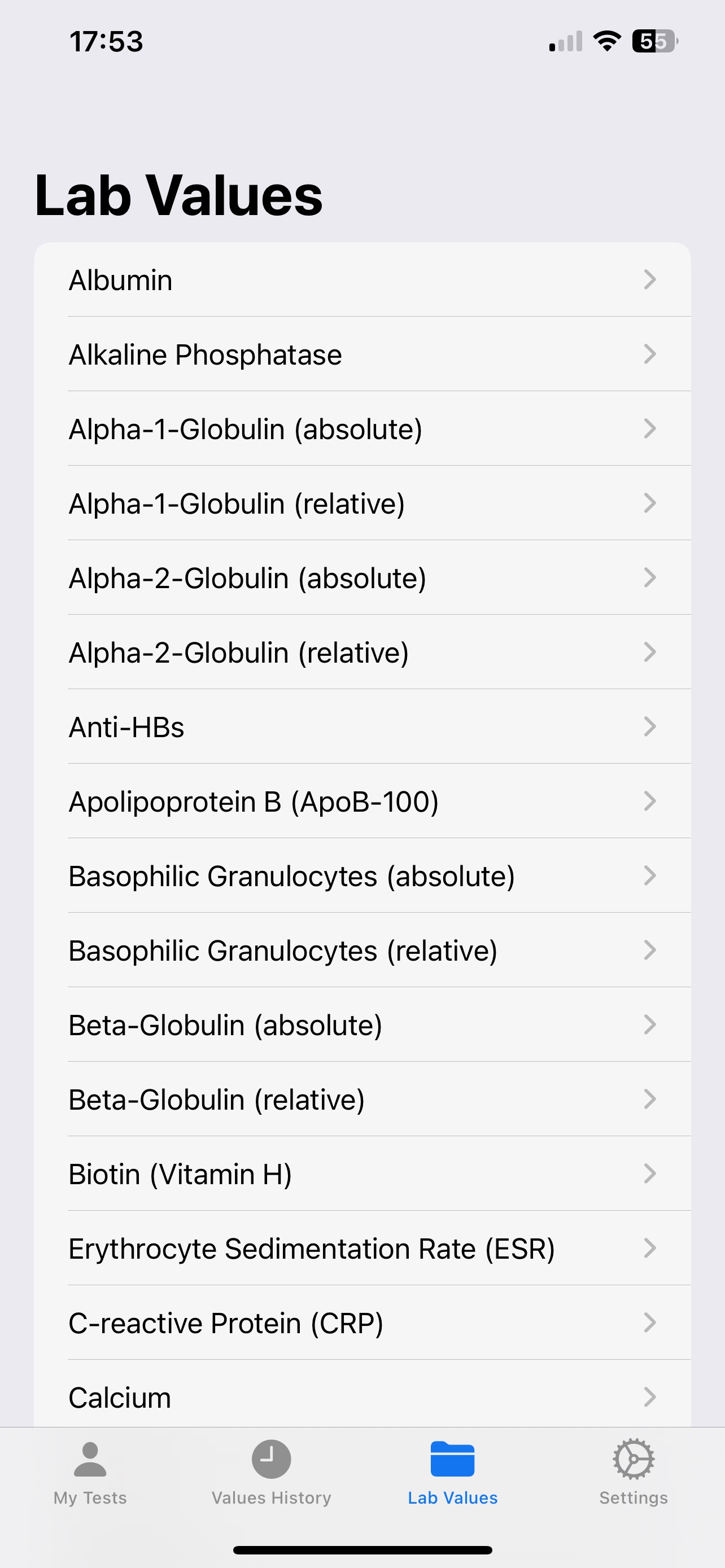 Lab Tracker Screenshot 5
