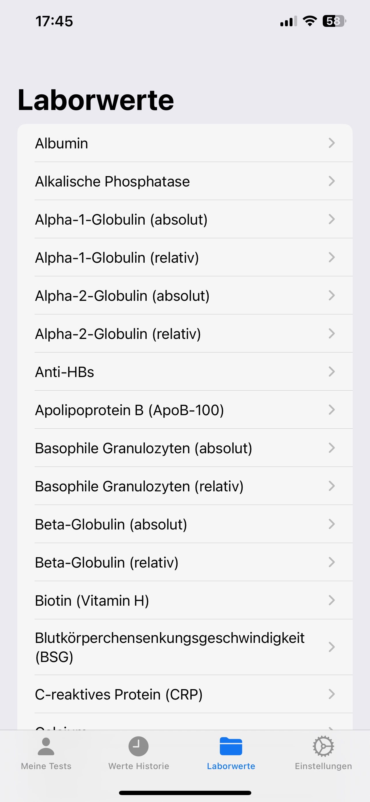 Lab Tracker Screenshot 3