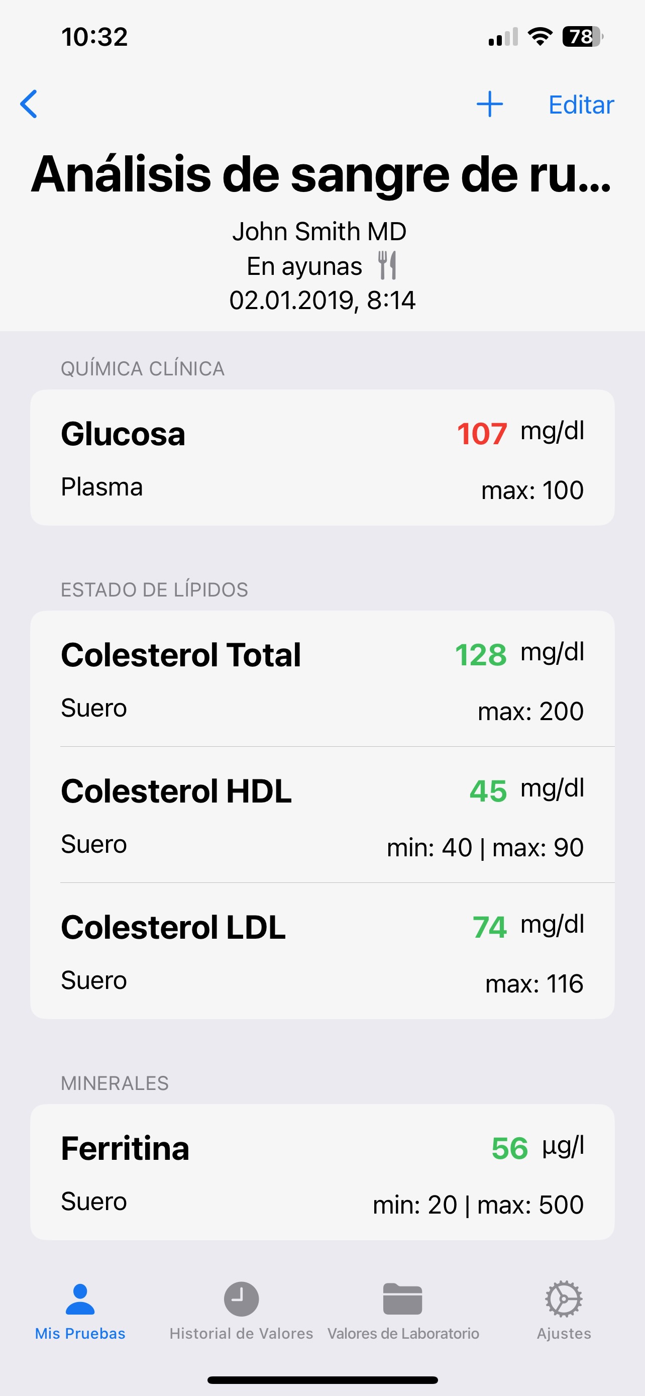 Lab Tracker Screenshot 2